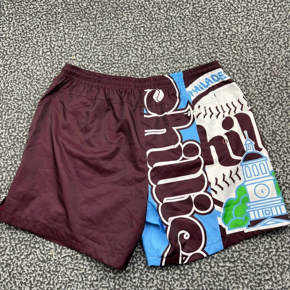 Philadelphia Phillies MLB Shorts Men XL Brown Blue Pro Standard Athletic